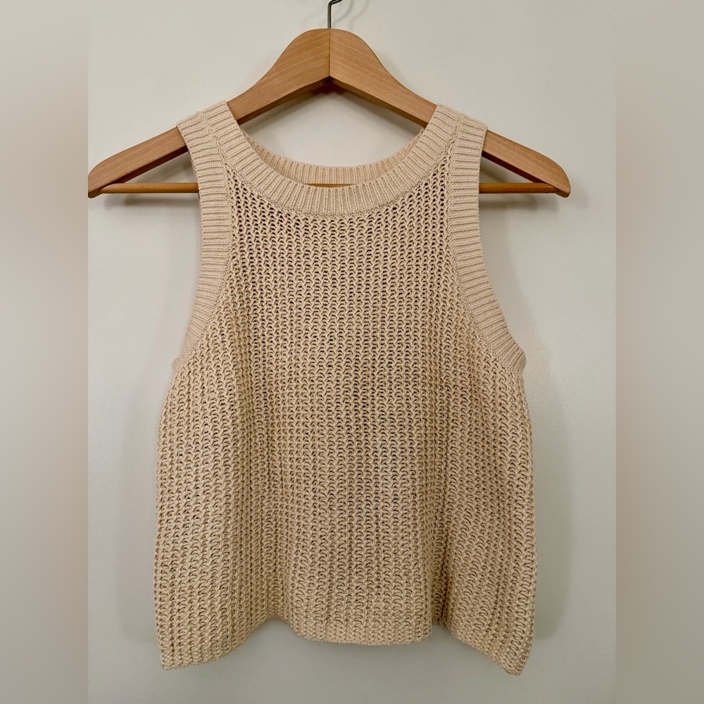 525 America Cream Knit Top